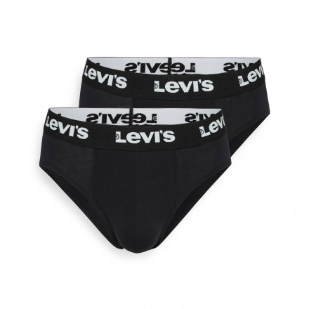 LEVI'S MEN REPEAT LOGO BRIEF 2P 37149-1212-BLACK Μαύρο