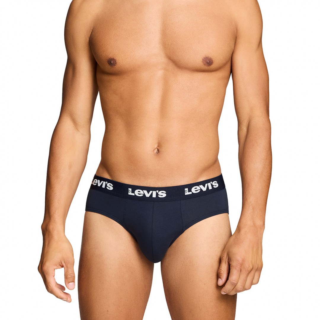 LEVI'S MEN SOLID BASIC BRIEF 2P 37149-1213-NAVY Μπλε