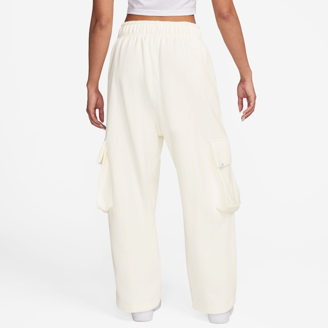 NIKE W NSW DANCE OH FLC PANT FV7512-133 Εκρού