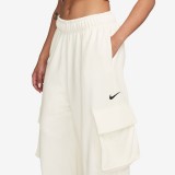 NIKE W NSW DANCE OH FLC PANT FV7512-133 Εκρού Εικόνα 1
