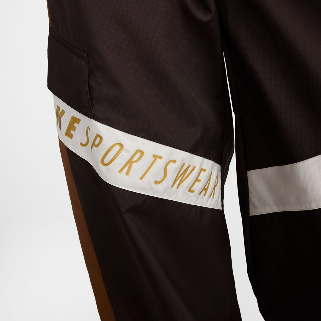 NIKE W NSW WVN OS PANT HR SW HF5957-220 Καφέ