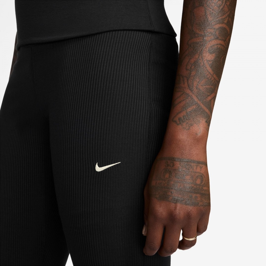 NIKE W NSW CHILL KNIT RIB PANT IF0240-010 Black