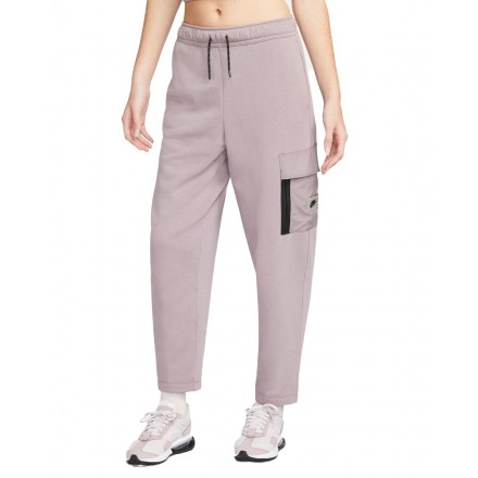 NIKE W NSW CARGO FLC PANT SU DX2323-531 Μωβ