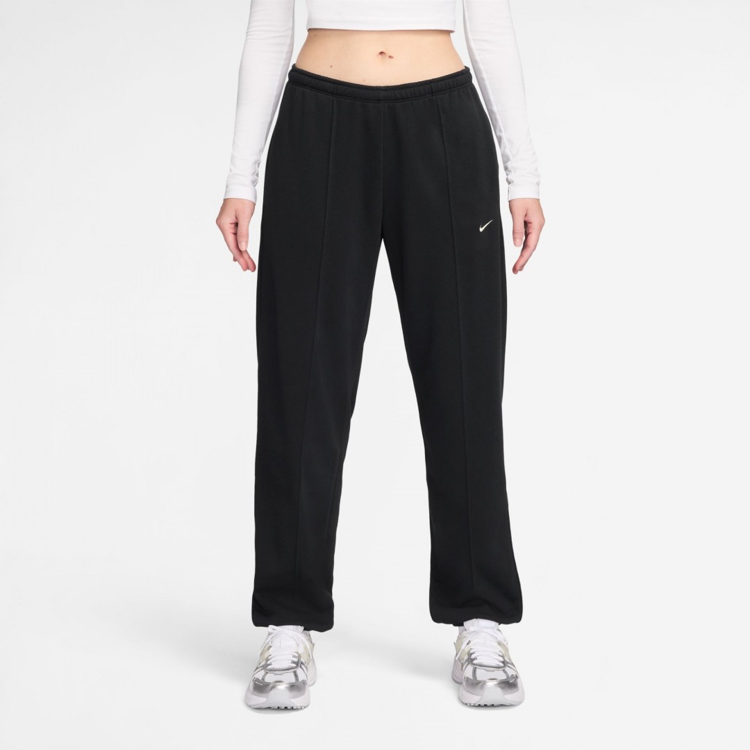 NIKE W NSW CHLL FT JGGR PANT IF0232-010 Μαύρο