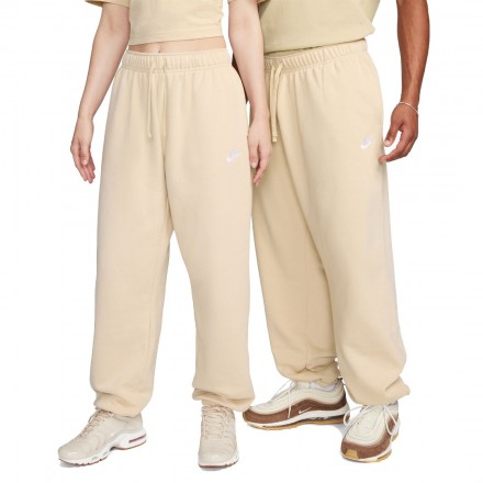 NIKE W NSW CLUB FLC MR OS PANT DQ5800-126 Μπέζ