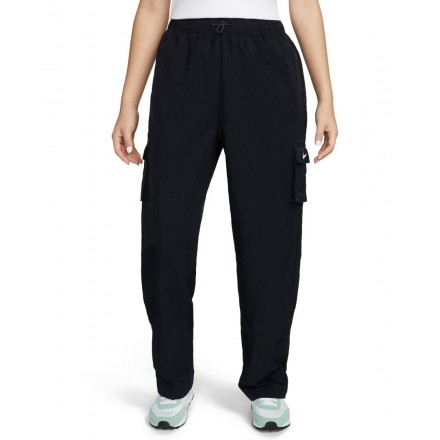 NIKE W NSW ESSNTL WVN HR PNT CARGO DO7209-010 Μαύρο