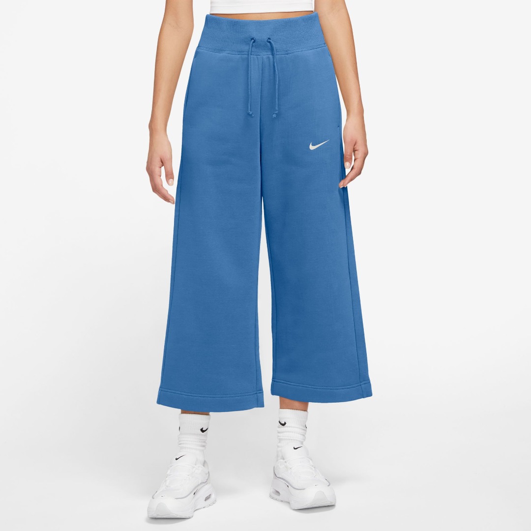 NIKE W NSW PHNX FLC HR CROP SWTP FB8313-402 Σιελ