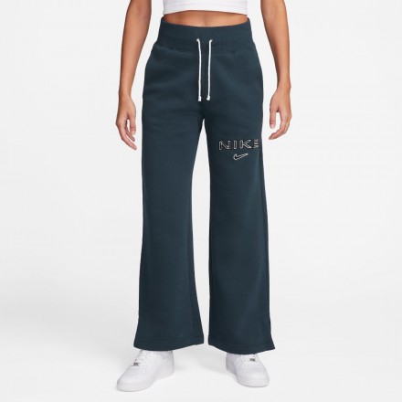 NIKE W NSW PHNX FLC HR LOGO PNT WDE FV7684-478 Μπλε