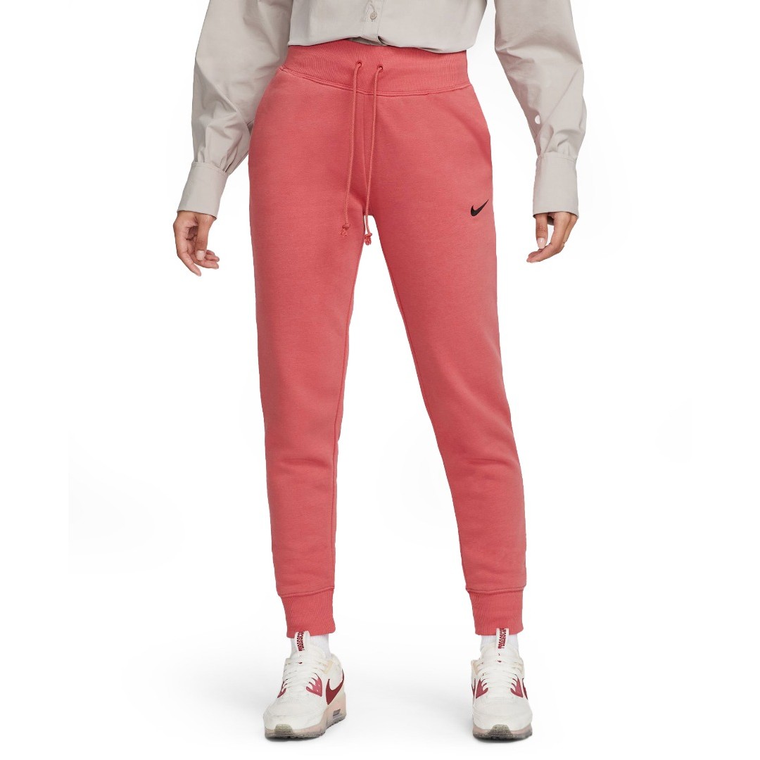 NIKE W NSW PHNX FLC OS CREW PRNT SU FD0893-655 Μπορντό