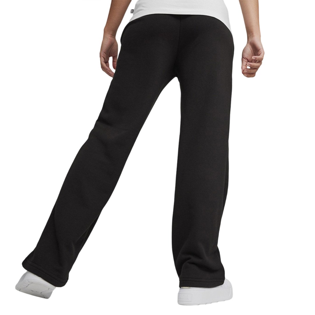 PUMA ESS+ STRAIGHT LEG SMALL LOGO PANTS TR 678745-01 Μαύρο