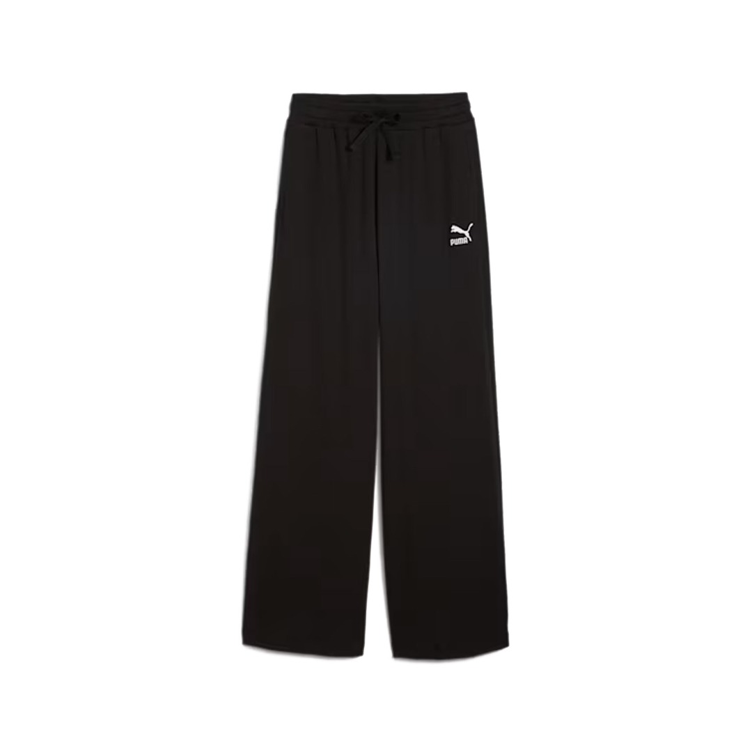 PUMA CLASSICS RIBBED RELAXED PANTS 626631-01 Μαύρο