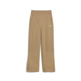 PUMA HER HIGH-WAIST STRAIGHT LEG PANTS TR 681990-67 Μπέζ Εικόνα 3