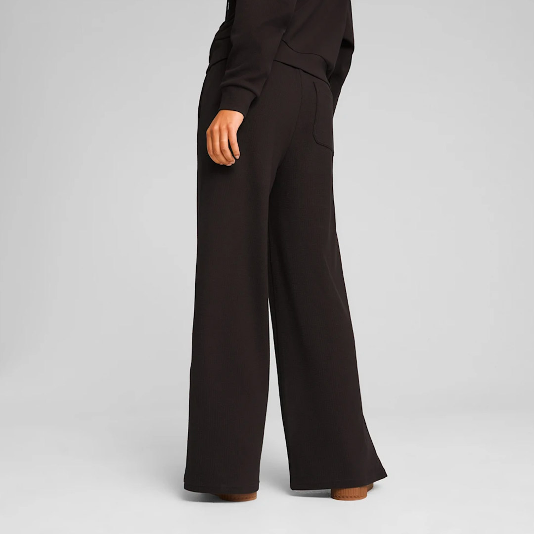 PUMA HER HIGH-WAIST SWEATPANTS TR OP 685061-01 Μαύρο