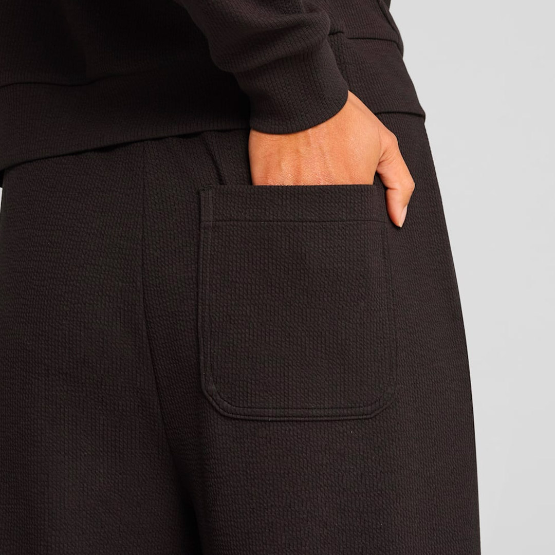PUMA HER HIGH-WAIST SWEATPANTS TR OP 685061-01 Μαύρο