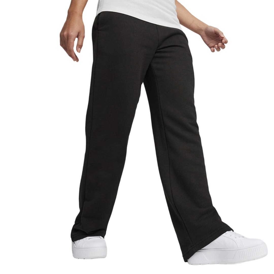 PUMA ESS+ STRAIGHT LEG SMALL LOGO PANTS TR 678745-01 Μαύρο
