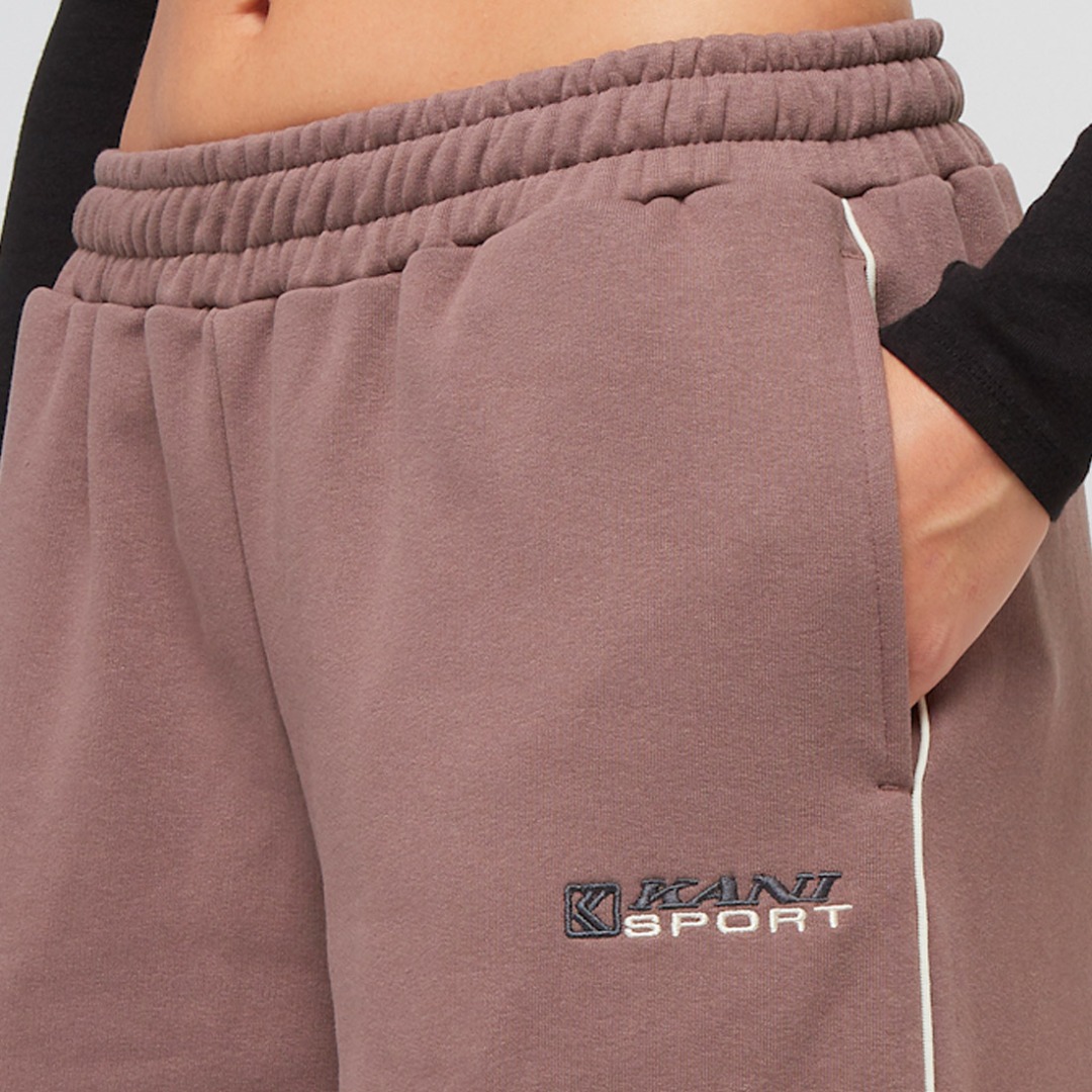 KARL KANI SPORT RELAXED OS SWEATPANTS KW244-011-2-TAUPE Καφέ