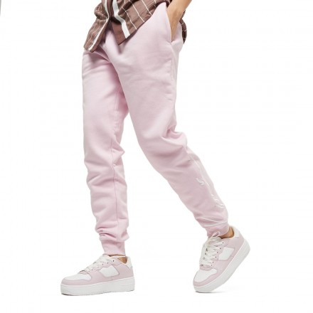 KARL KANI SIGNATURE ESSENTIAL SWEATPANTS KW-PL011-060-08-PINK Ροζ