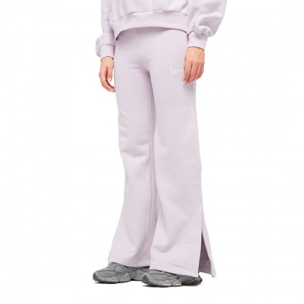 KARL KANI SMALL SIGNATURE ESSENTIAL SLIT WIDE LEG PANTS KW-PL061-080-06-LILAC Λιλά