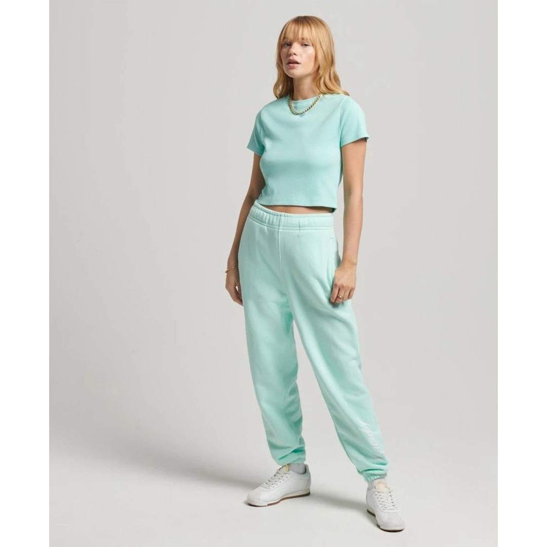 SUPERDRY CODE SCRIPT REGULAR JOGGER W7010786A-DCN Τιρκουάζ