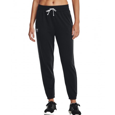 UNDER ARMOUR RIVAL TERRY JOGGER 1369854-001 Μαύρο