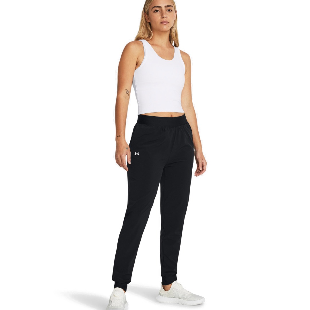 UNDER ARMOUR HIGH RISE WVN PNT 1382727-001 Μαύρο