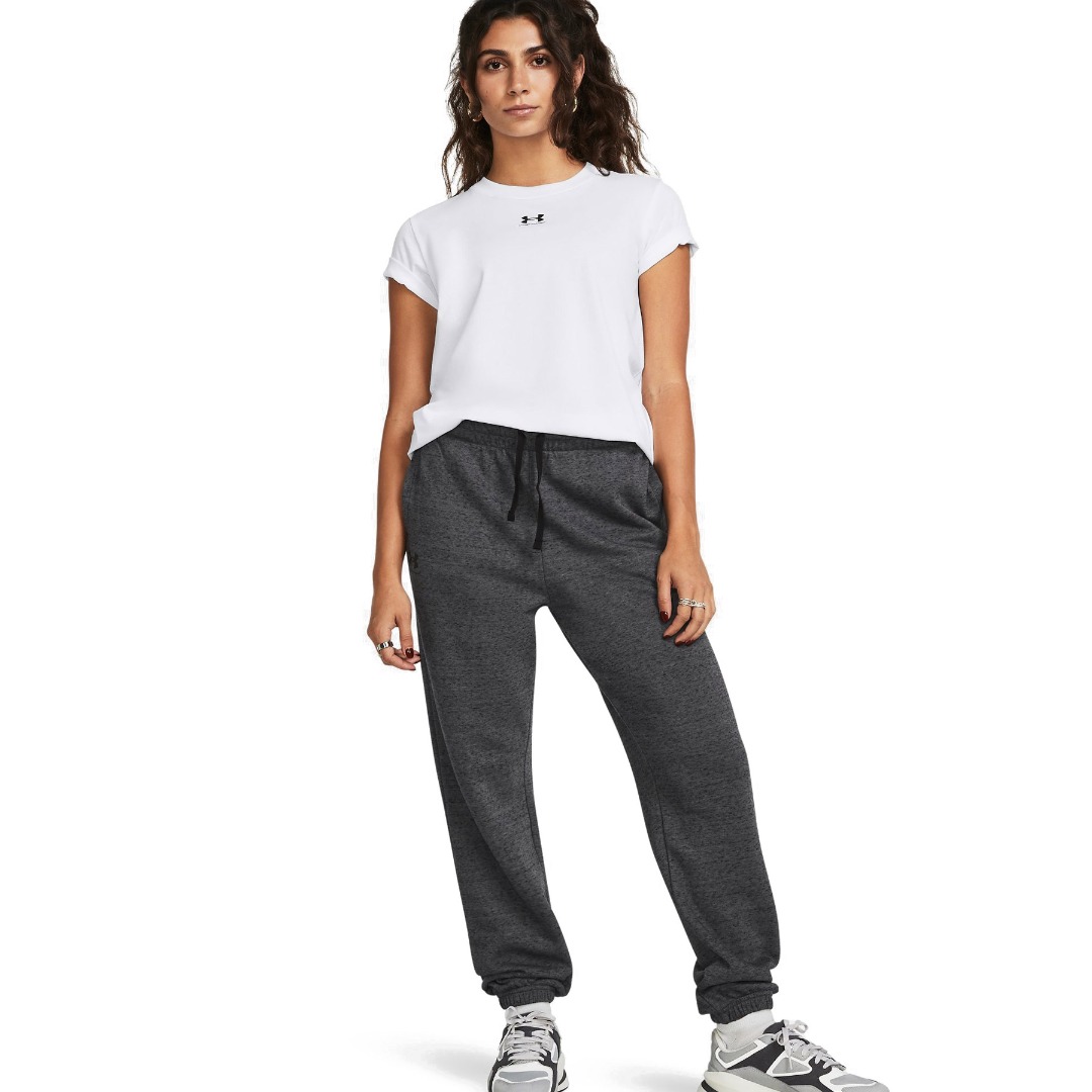 UNDER ARMOUR RIVAL TERRY JOGGER 1382735-015 Γκρί