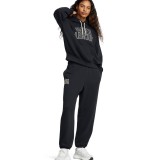 UNDER ARMOUR ICON HWT TERRY OS PANT 1386496-001 Black Image 1