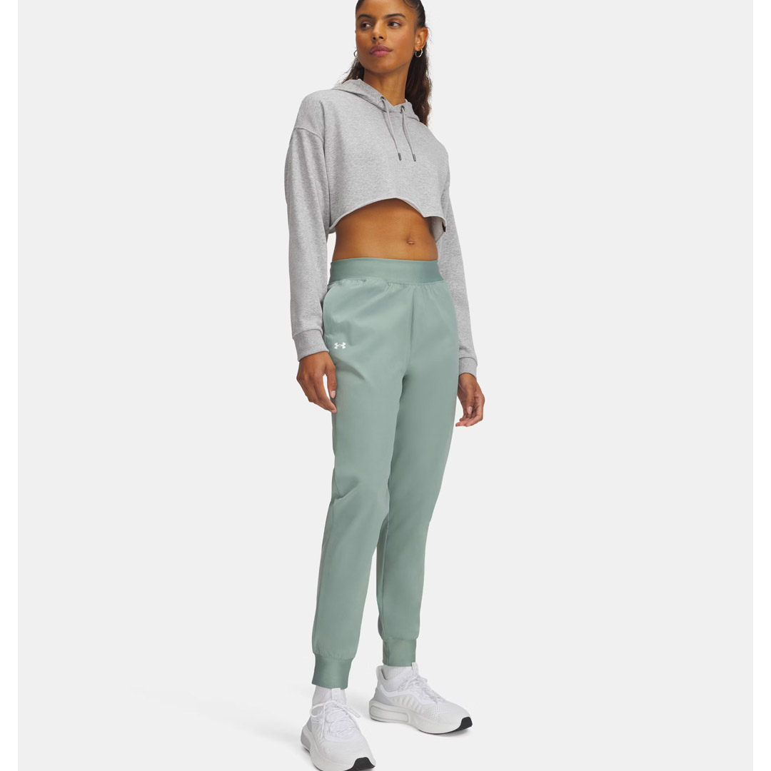 UNDER ARMOUR HIGH RISE WVN PNT 1382727-348 Κhaki