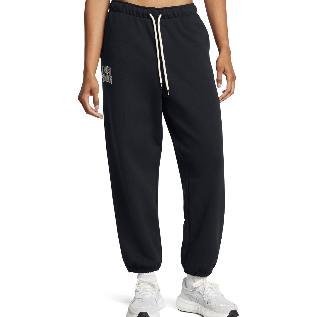 UNDER ARMOUR ICON HWT TERRY OS PANT 1386496-001 Black
