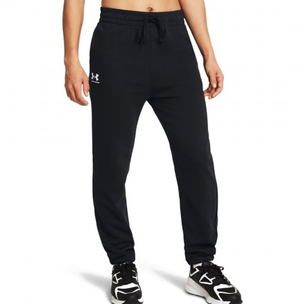 UNDER ARMOUR RIVAL TERRY JOGGER 1382735-002 Μαύρο