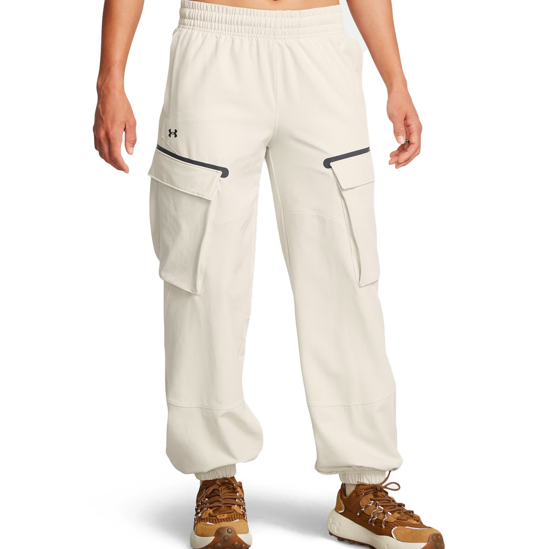 UNDER ARMOUR UNSTOPPABLE CARGO PANT 1386481-110 Εκρού