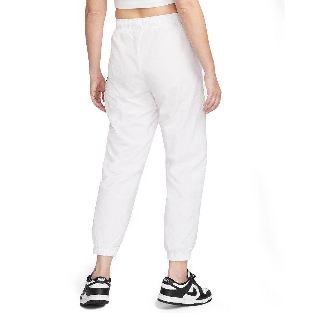 NIKE W NSW ESSNTL WVN MR PANT HBR DM6183-100 Λευκό