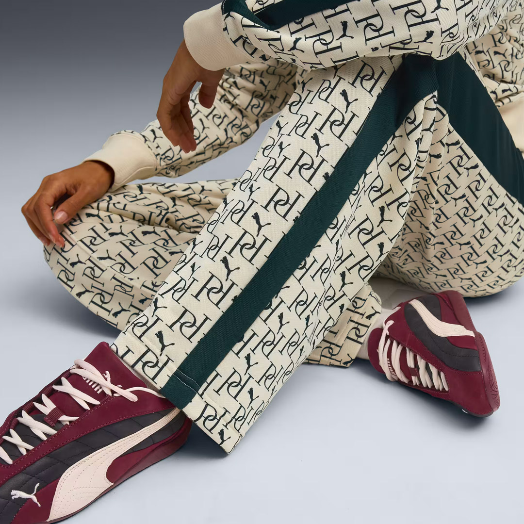 PUMA T7 AOP STRAIGHT TRACK PANTS PT 634321-87 Εκρού