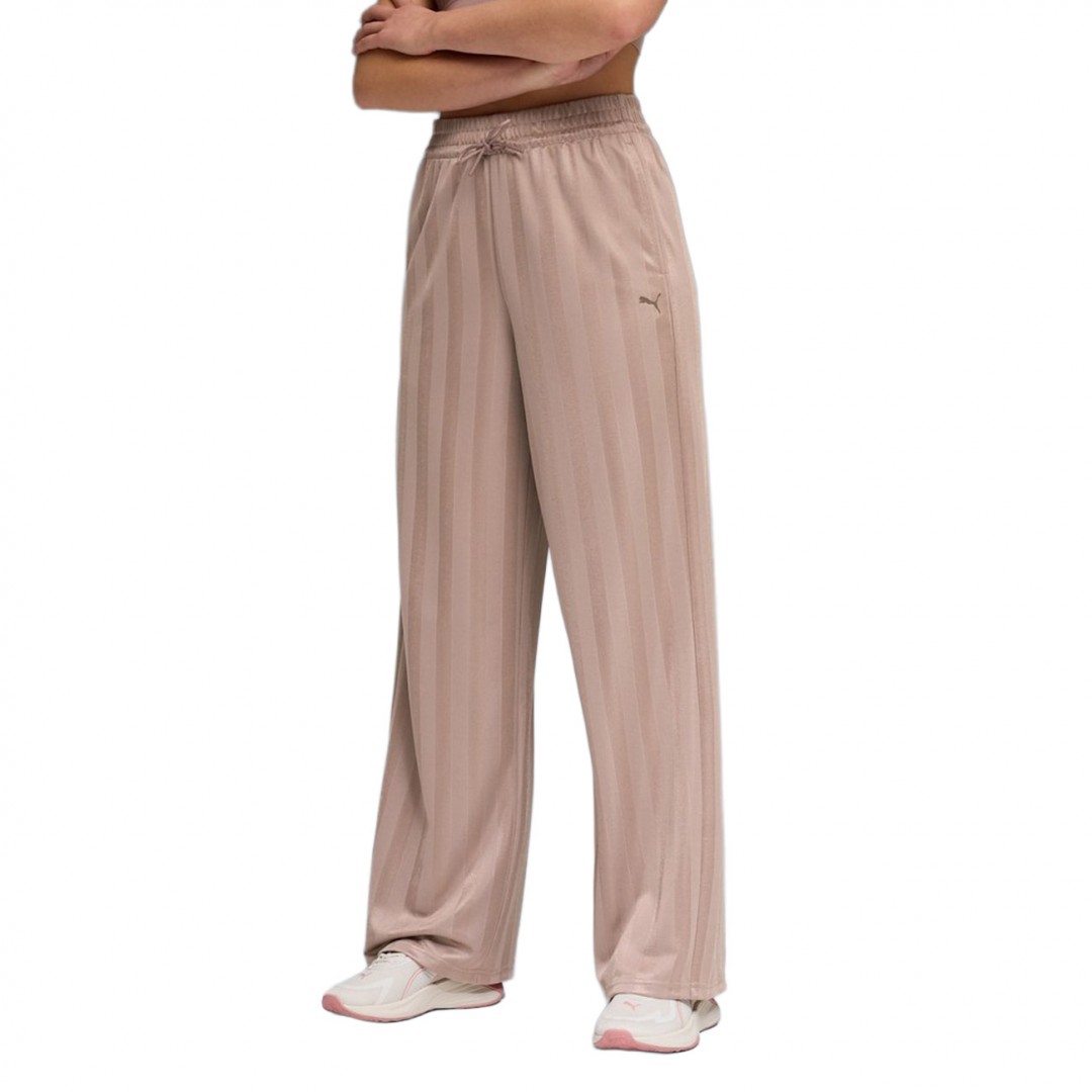 PUMA W LEAGUE WIDE LEG PANT 528488-88 Μπέζ