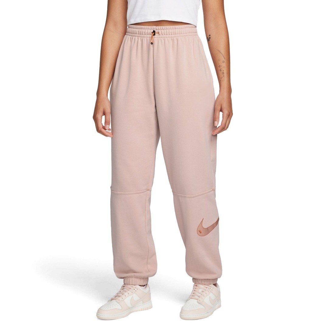 NIKE W NSW SWSH FLC HR JOGGER DM6205-601 Ροζ