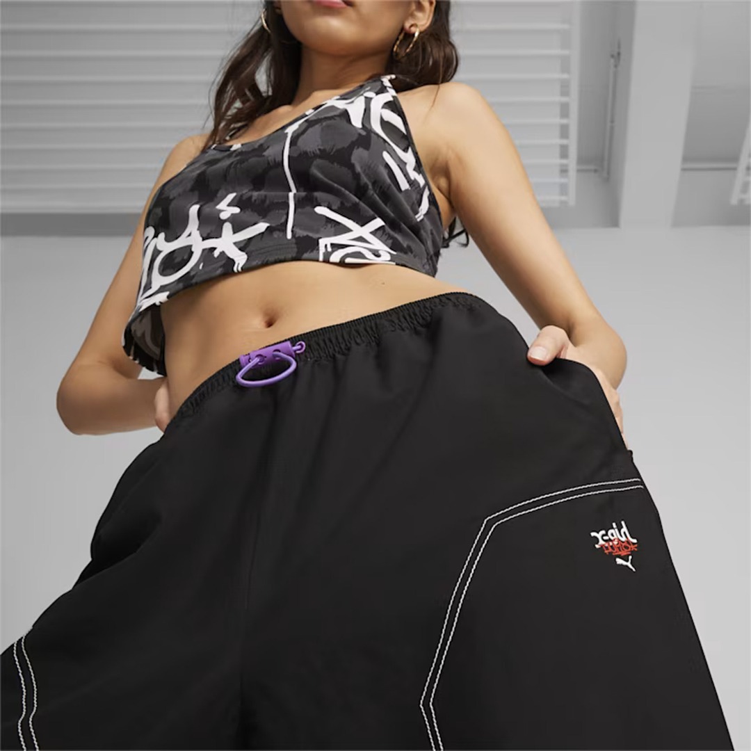PUMA X X-GIRL CARGO PANTS WV 624719-01 Μαύρο
