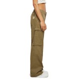 KARL KANI SMALL SIGNATURE WASHED CARGO PANTS KW241-061-1-GREEN ΛΑΔΙ Εικόνα 2