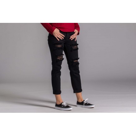 OBEY THE NEMESIS II DENIM PANTS WO S 22417W078-BLACK Μαύρο