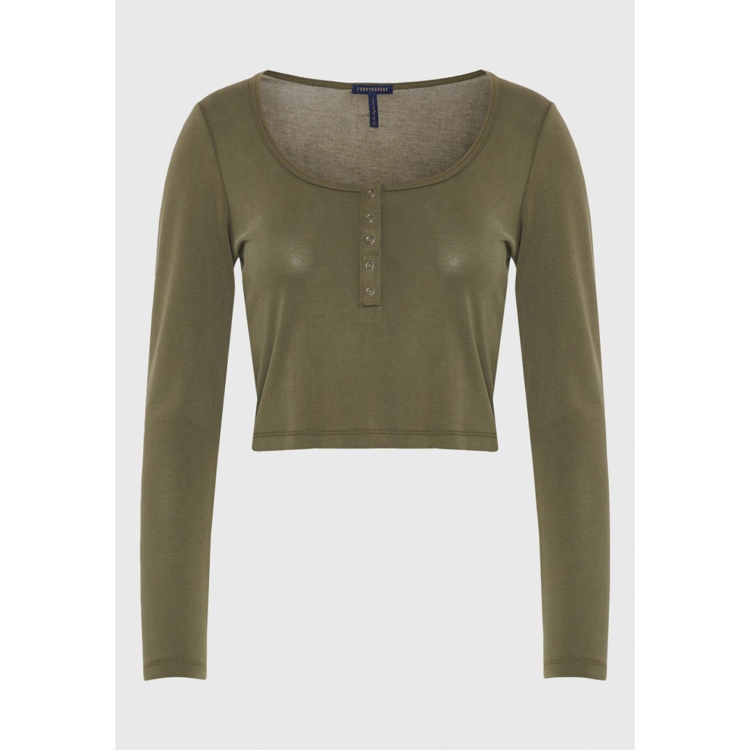 FUNKY BUDDHA FBL012-104-07-DUSTY OLIVE ΛΑΔΙ