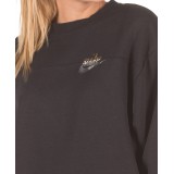 NIKE W NSW RALLY CREW METALLIC AJ0092-010 Black Image 1