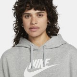 NIKE W NSW CLUB FLC GX CROP HDY DQ5850-063 Grey Image 1