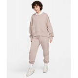 NIKE W NSW PHNX FLC OOS CREW DQ5761-272 Μπέζ Εικόνα 5