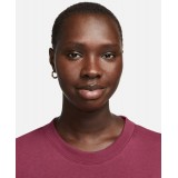 NIKE W NSW PHNX FLC OS CREW PRNT SU FD4234-653 Βυσσινί Εικόνα 1