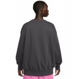 NIKE W NSW PHNX FLC OS CREW PRNT SU FD4234-060 Ανθρακί Εικόνα 0