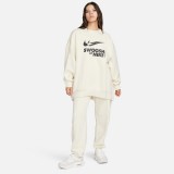 NIKE W NSW FLC OS CREW GLS FZ4631-113 Ecru Image 3
