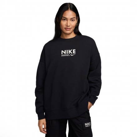 NIKE W NSW FLC OS CREW GLS HM4318-010 Black