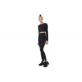FILA KALYANI LONG SLEEVE TOP LW037741-001 Black Image 2