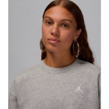 JORDAN BROOKLYN FLEECE CREW FV7074-063 Γκρί Εικόνα 1