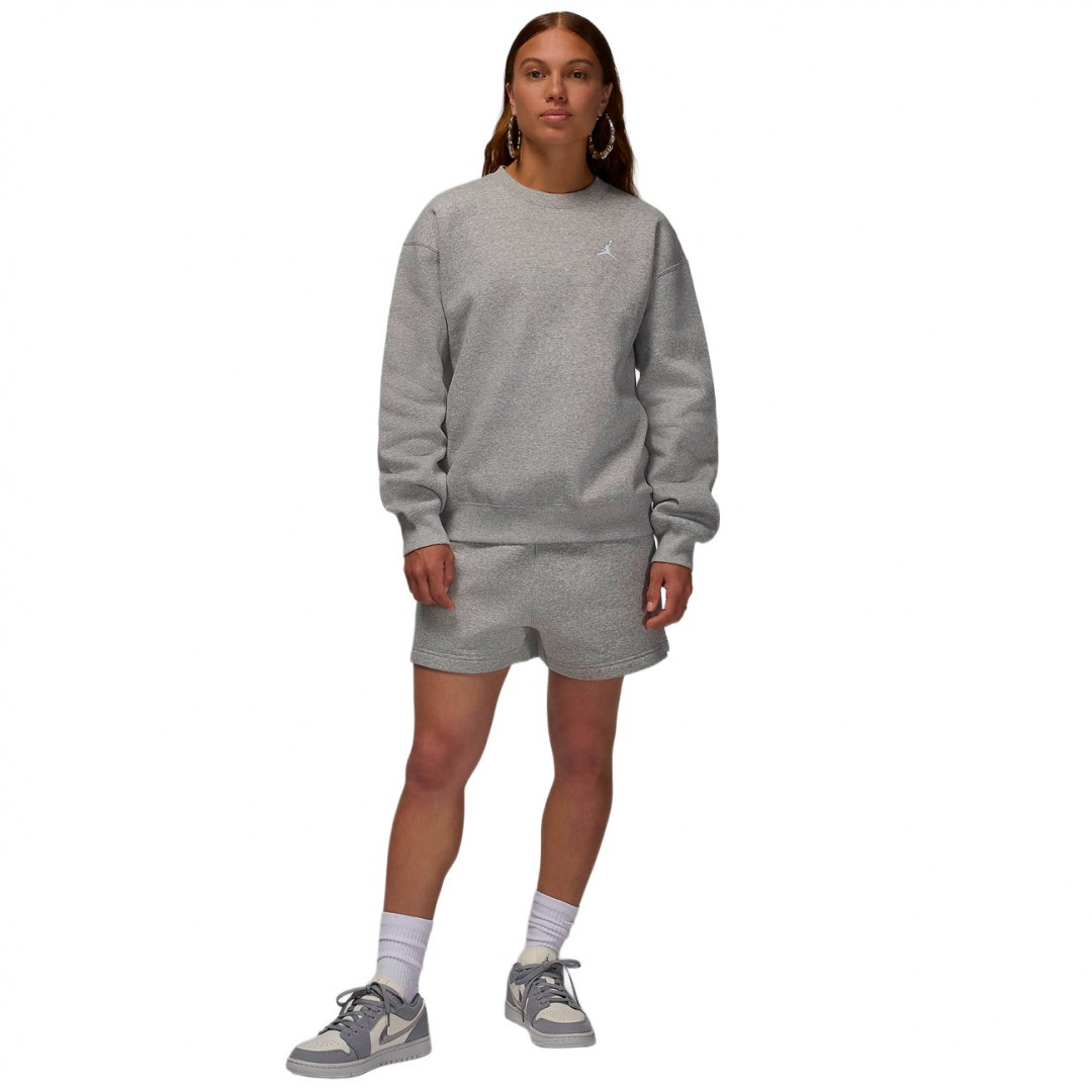 JORDAN BROOKLYN FLEECE CREW FV7074-063 Γκρί