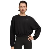 PUMA W CLOUDSPUN CREW 527461-01 Black Image 